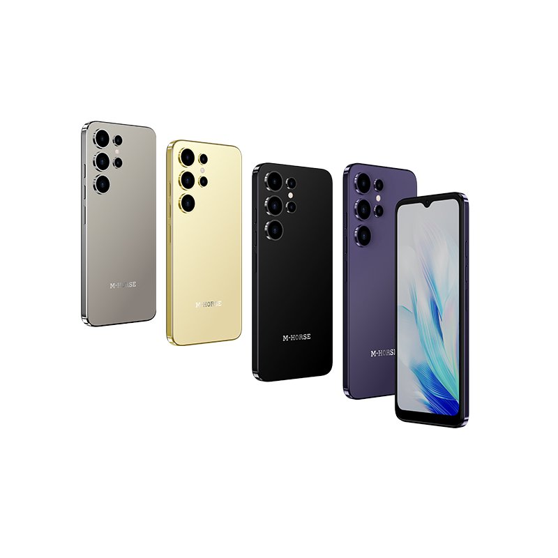 M-HORSE 2024 new PHONE S24 Ultra 8GB+128GB smartphone 3G&4G 5G 6.6-inch with built-in pen Android 13 smartphone
